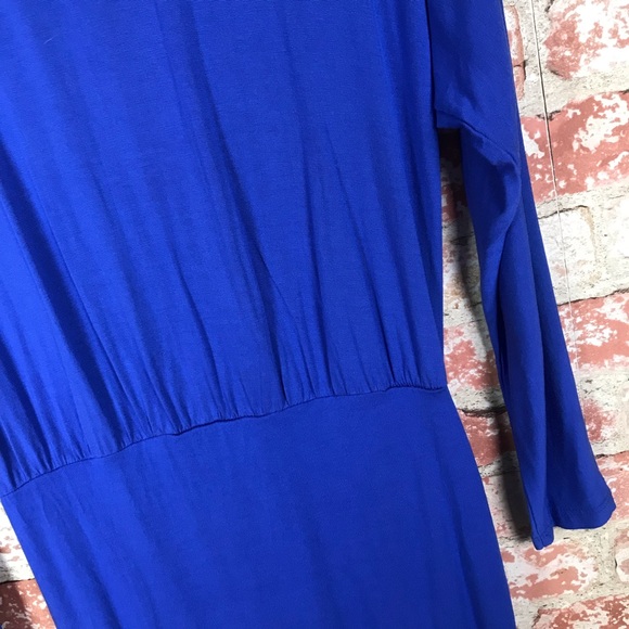 Haute Hippie Dolman Sleeve Rouche Wrap Neck Dress - Picture 7 of 8